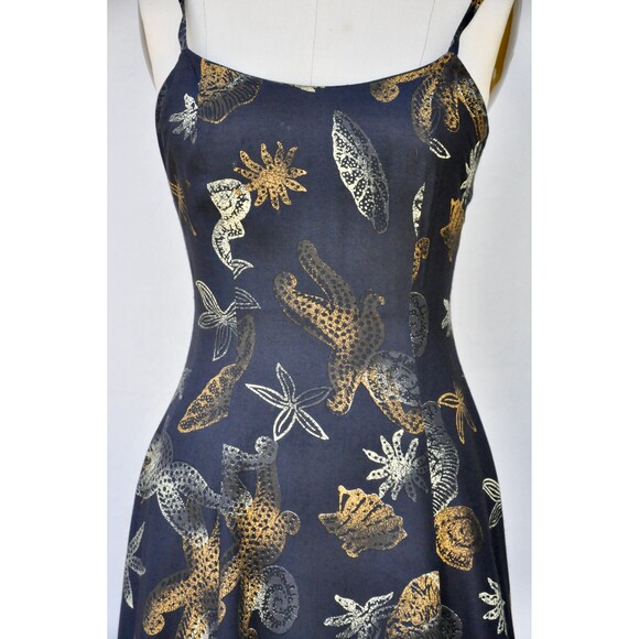 Fuzzi Dress Made in Italy Blondes Novelty Print Mini Dress Seashells XS - Picture 4 of 10